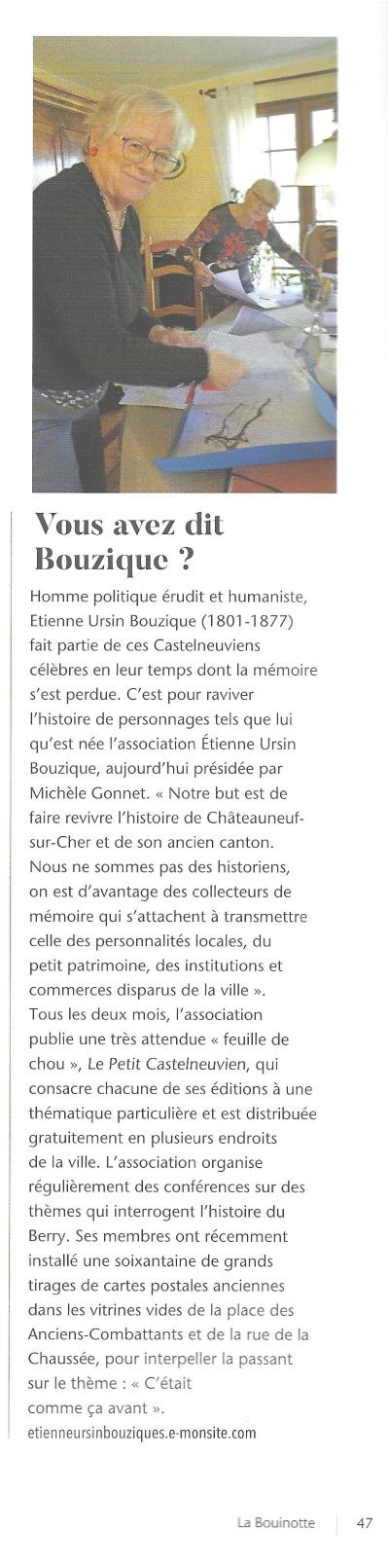 La Bouinotte le magazine du Berry n° 158