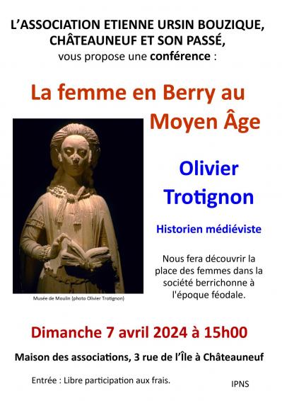 Affiche la femme en berry au moyen age page 0001